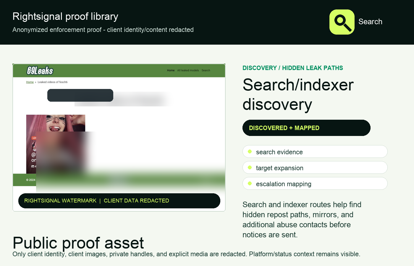 Google search leak result removal: cleaning indexed URLs after content is deleted